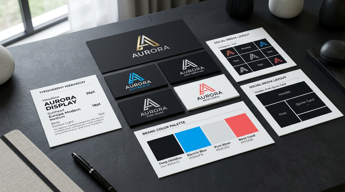 Logos, Systèmes Graphiques & Création de Contenu